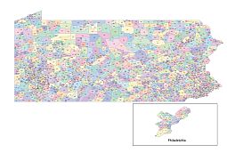 Zip Code Map Pennsylvania